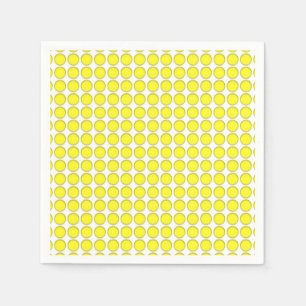 Paper Napkin - Gelbe Punkte Serviette