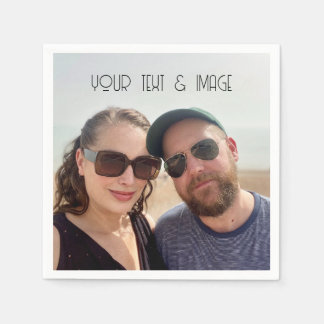 Paper Napkin Party Custom Foto erstellen Sie Ihre Serviette