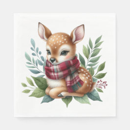 Paper Napkin Rustic Herbst Babydusche Napkins Serviette