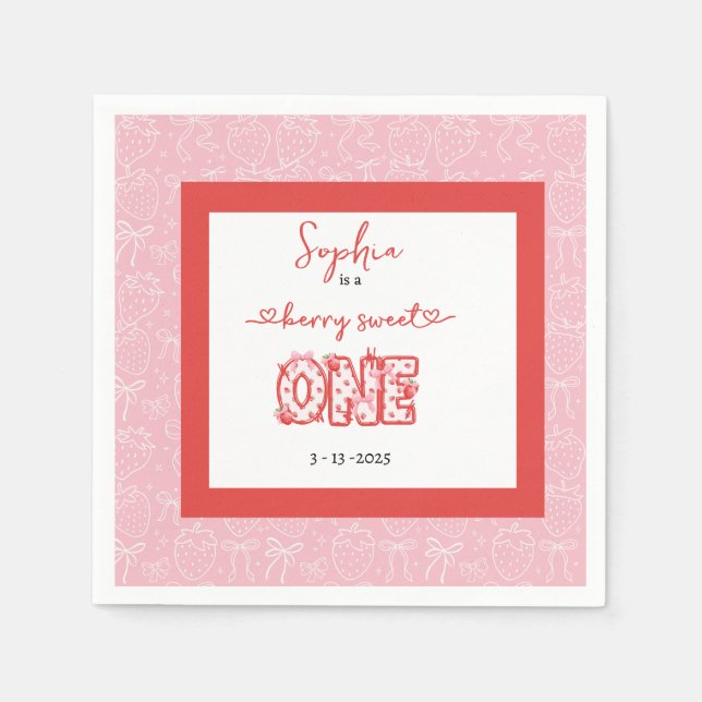 Paper Napkin Serviette (Vorderseite)