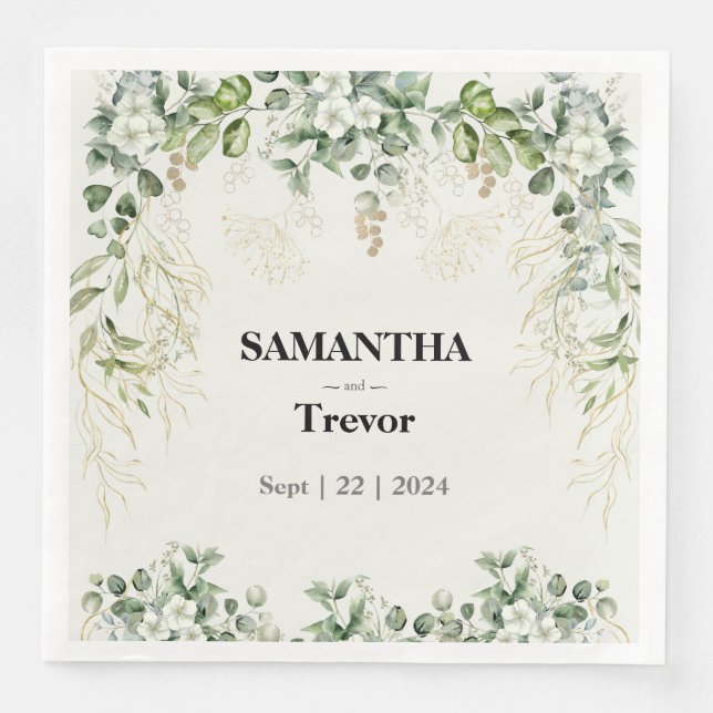 Paper Napkin Serviette (Vorderseite)