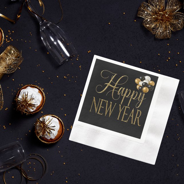 Paper Napkin Serviette (The perfect napkin to complete your table setting for New Year's!)