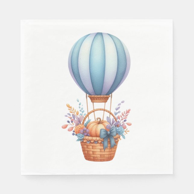 Paper Napkin Whimsical Herbst Babydusche Napkins Serviette (Vorderseite)