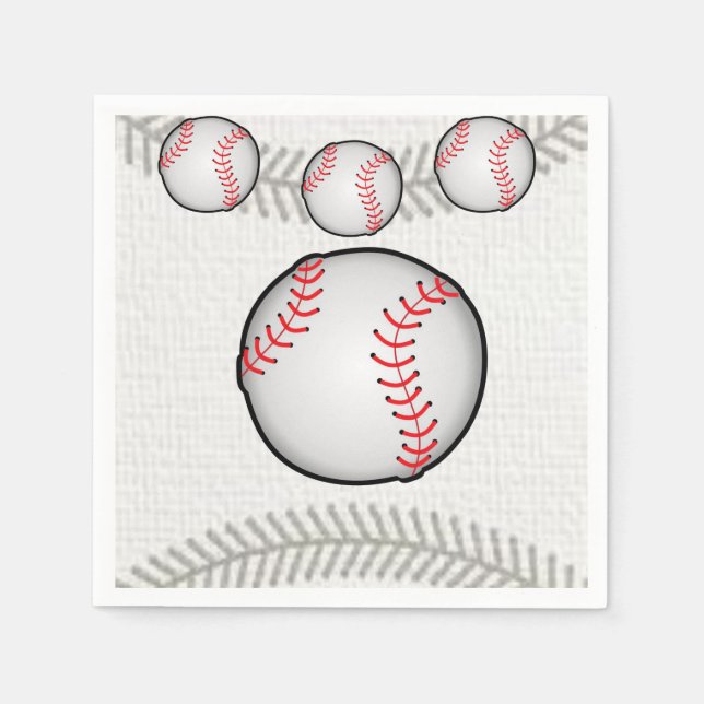 Paper Napkins Baseball Serviette (Vorderseite)