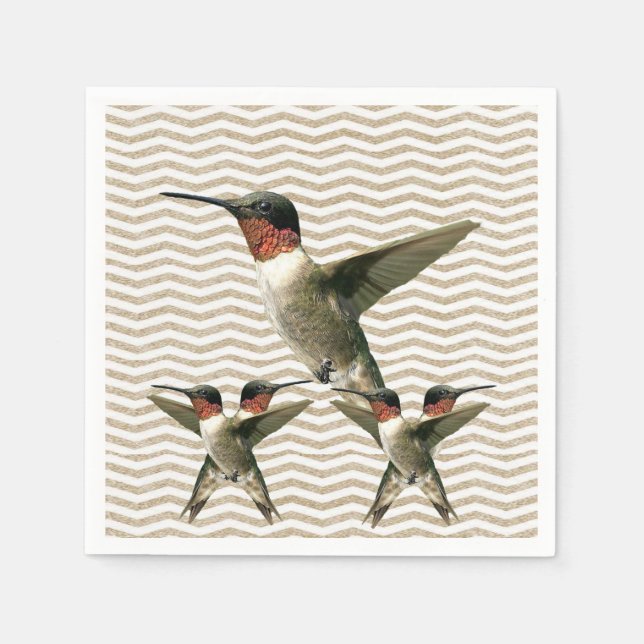 Paper Napkins Bird Serviette (Vorderseite)