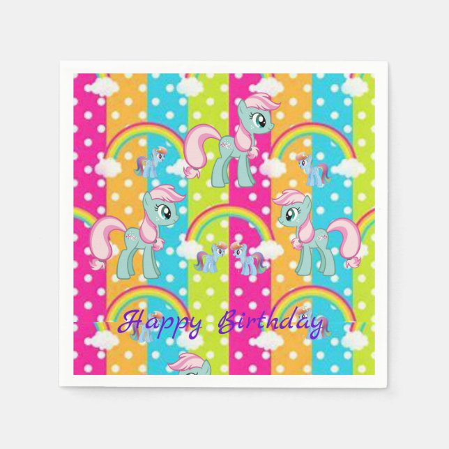 Paper Napkins Birthday Serviette (Vorderseite)
