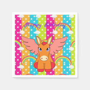 Paper Napkins Birthday Serviette