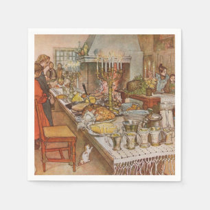 Paper Napkins Christmas Eve Carl Larsson 1904 Serviette