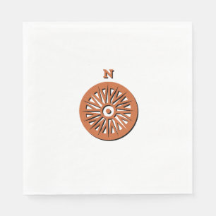 Paper Napkins - Compass-Rose Serviette