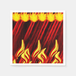 Paper Napkins Flame Serviette