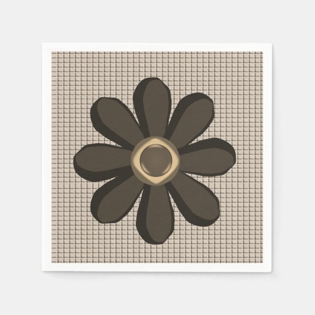 Paper Napkins Floral Serviette (Vorderseite)