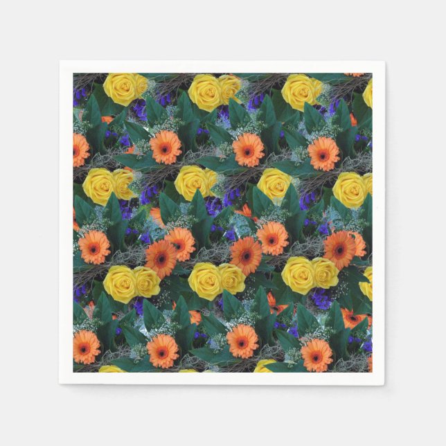 Paper Napkins Floral Serviette (Vorderseite)