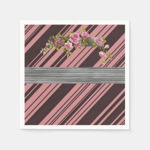 Paper Napkins Floral Serviette