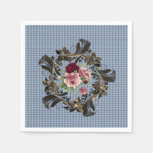 Paper Napkins Floral Serviette