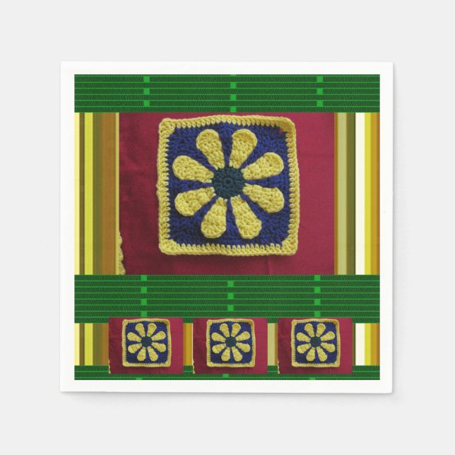 Paper Napkins Floral Serviette (Vorderseite)
