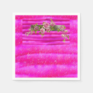 Paper Napkins Floral Serviette