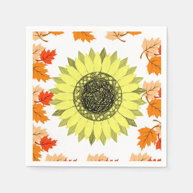 Paper Napkins Floral Serviette (Vorderseite)