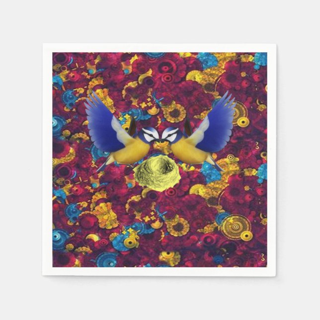 Paper Napkins Floral Serviette (Vorderseite)