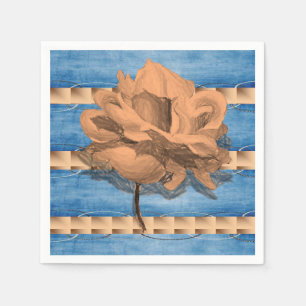 Paper Napkins Floral Serviette