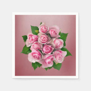Paper Napkins Floral Serviette