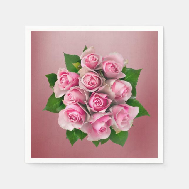 Paper Napkins Floral Serviette (Vorderseite)