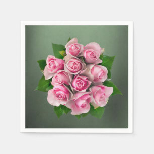 Paper Napkins Floral Serviette