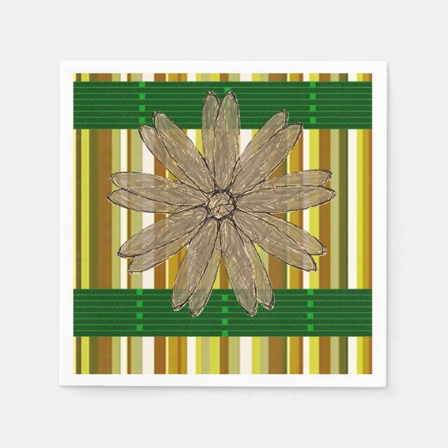 Paper Napkins Floral Serviette (Vorderseite)