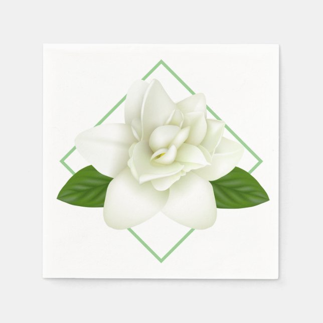Paper Napkins-Gardenia Serviette (Vorderseite)