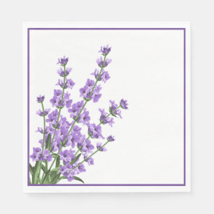 Paper Napkins-Lavender Napkins Serviette