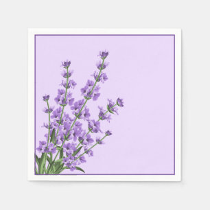 Paper Napkins-Lavender Serviette