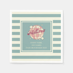 Paper Napkins Mallorca Spanien Feierlichkeiten Serviette