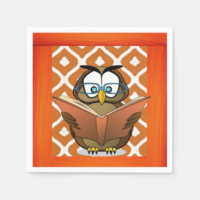 Paper Napkins Owl Serviette (Vorderseite)
