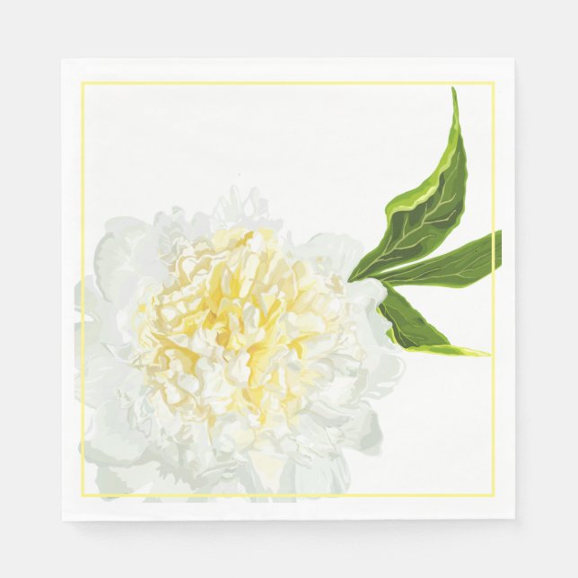 Paper Napkins-Peony Serviette (Vorderseite)