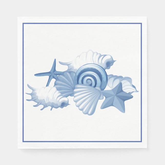Paper Napkins-Seashells Serviette (Vorderseite)