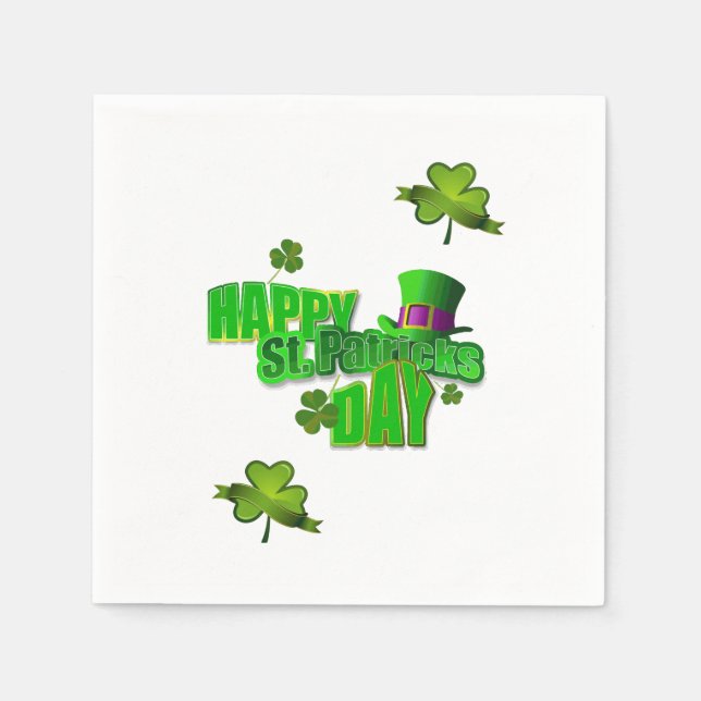 Paper Napkins St. Patrick's Day Serviette (Vorderseite)