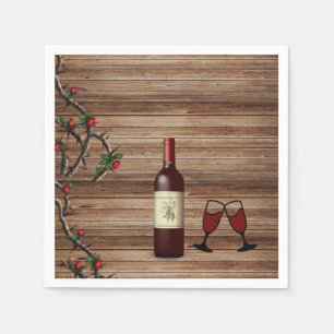 Paper Napkins Wine Serviette