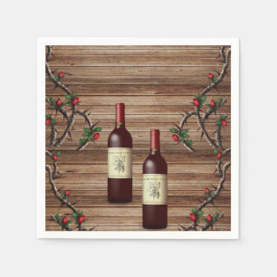 Paper Napkins Wine Serviette