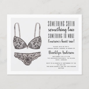 PAPER Ooh La Lingerie Dusche Einladung Flyer