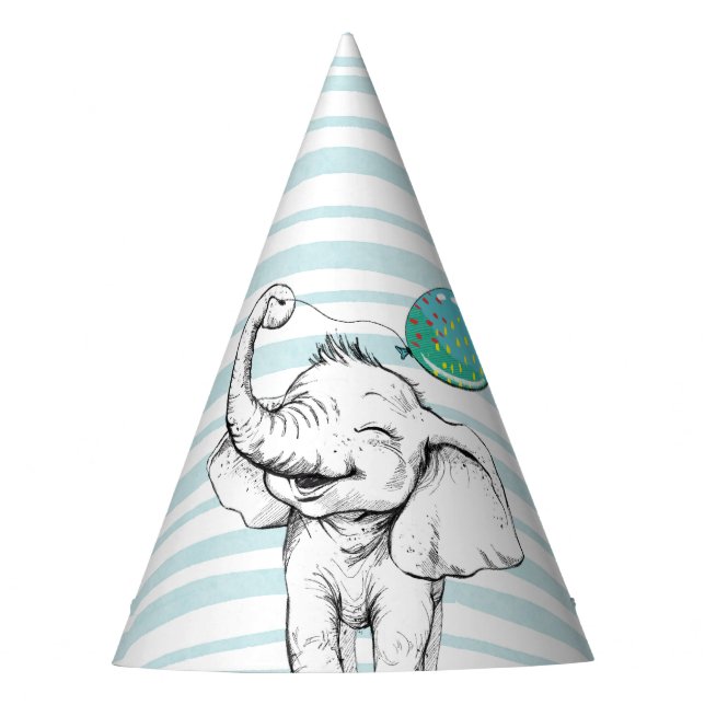 Paper Party Hat für das 5. Jubiläum Party. Partyhütchen (Vorderseite)