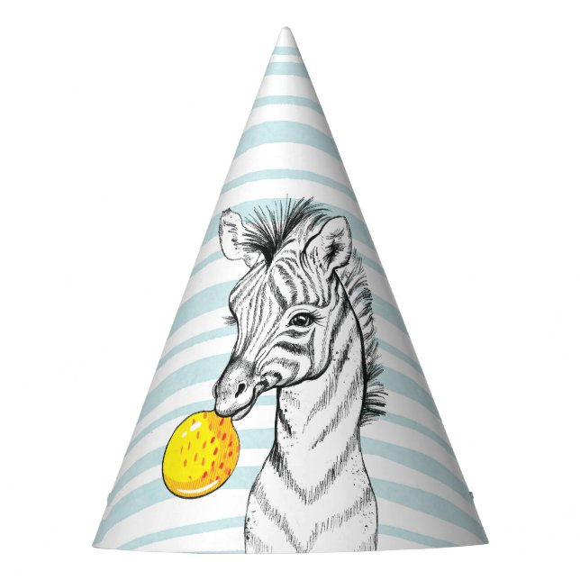 Paper Party Hat für das 5. Jubiläum Party. Partyhütchen (Vorderseite)