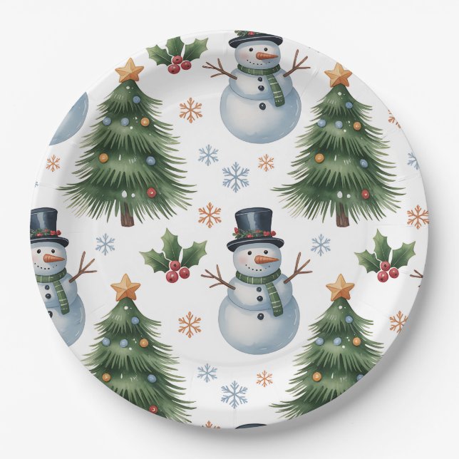 Paper Plate-Christmas Tableware Pappteller (Vorderseite)