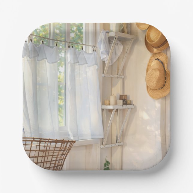 Paper Plate Curtain in the Wind Pappteller (Vorderseite)