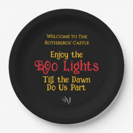 Paper Plate : HALLOWEEN #1 Pappteller