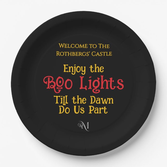 Paper Plate : HALLOWEEN #1 Pappteller (Vorderseite)