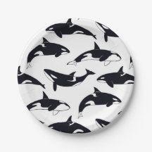 paper plate orca