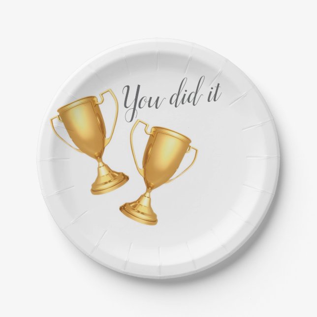 Paper plate upon success pappteller (Vorderseite)