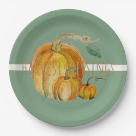 Paper Plates: Harvest Blessings Pappteller