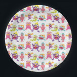 Paper Plates - Scary Monsters Pappteller<br><div class="desc">Party plates come in two sizes & eight in a pack.</div>
