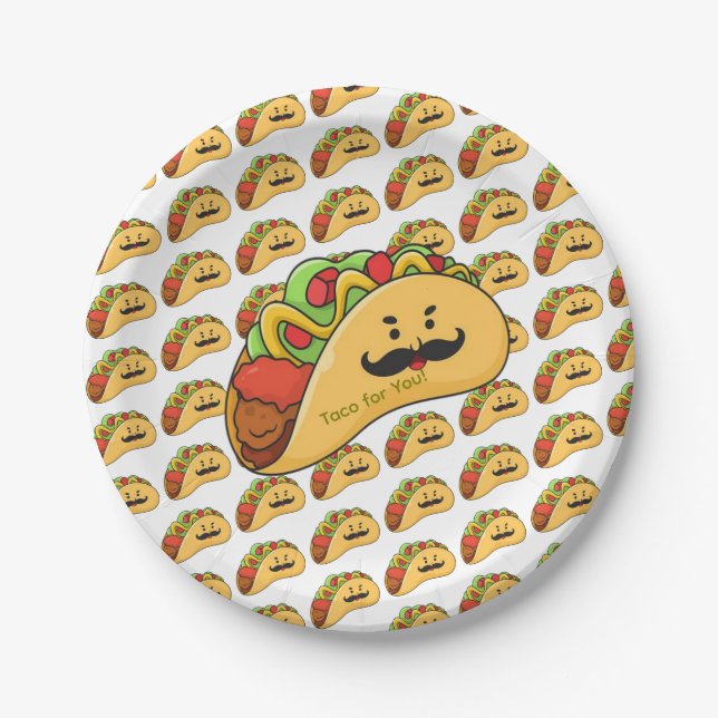 Paper Plates,  Tacos for You! Pappteller (Vorderseite)