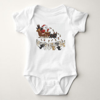 Paper&Pukku Frohe Weihnachten! Baby Strampler